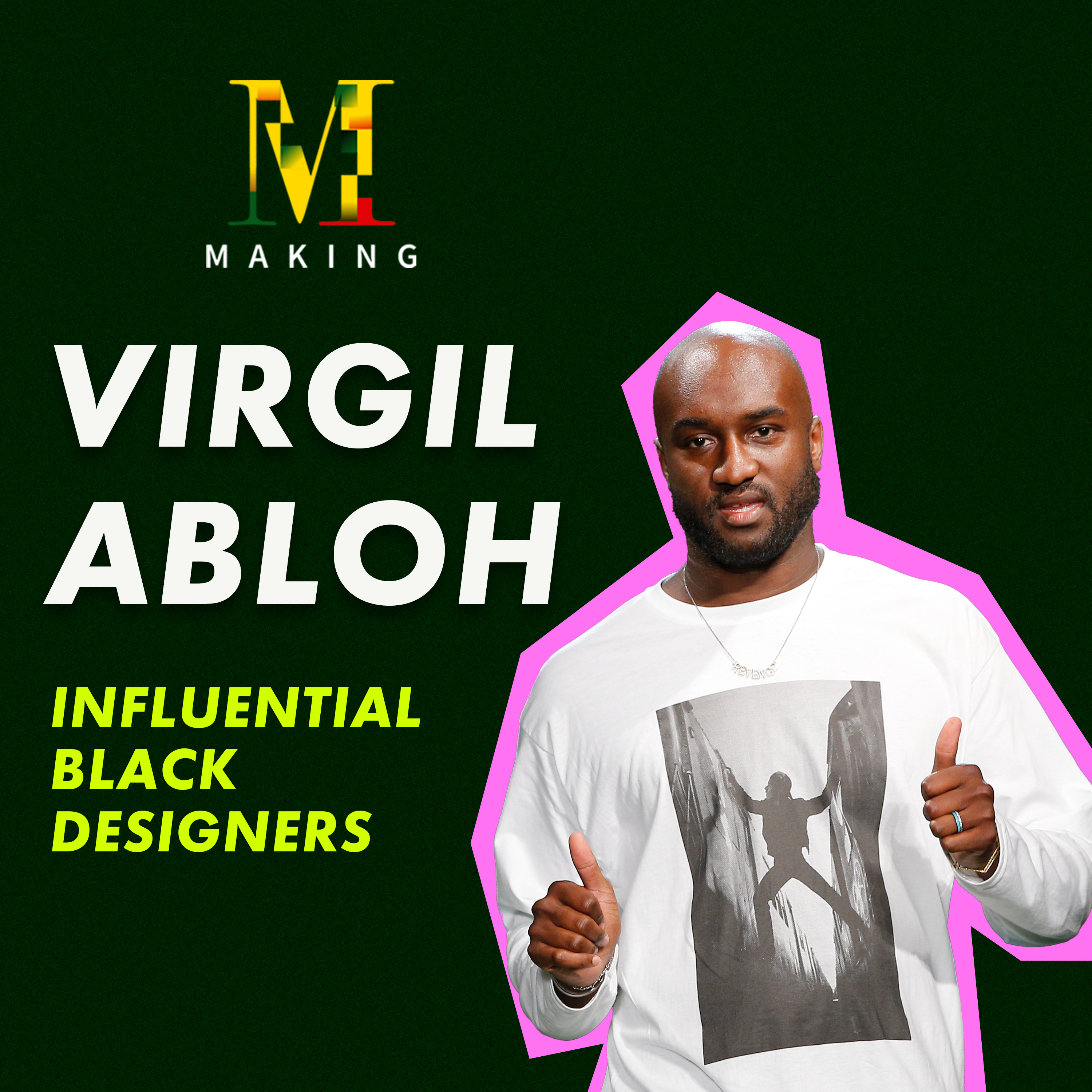 Making Virgil Abloh artwork